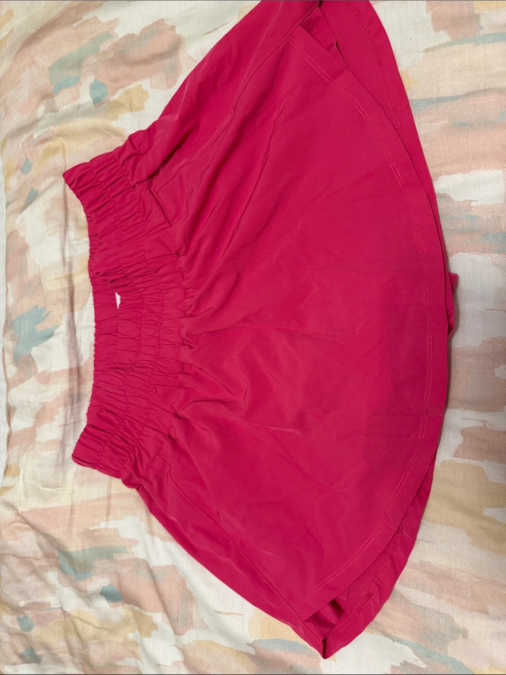 Vanilla Star Hot Pink Elastic Waist Skort